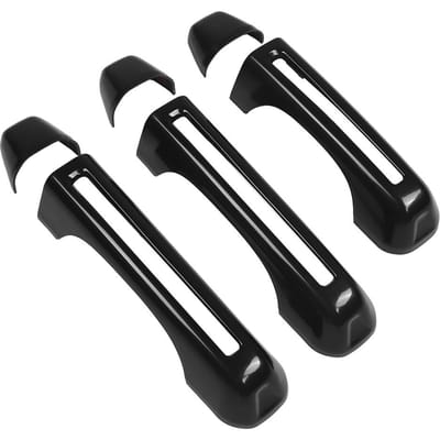 6-delige Set Buitendeurhandgreep Cover Trim Zwart Geschikt voor Jeep Wrangler JL 2018+ black
