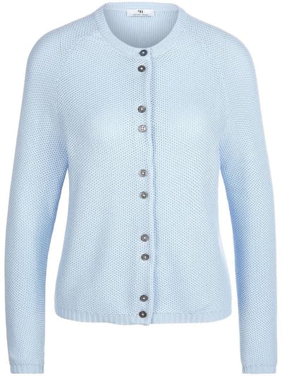Vest 100% SUPIMA®-katoen Van Peter Hahn blauw