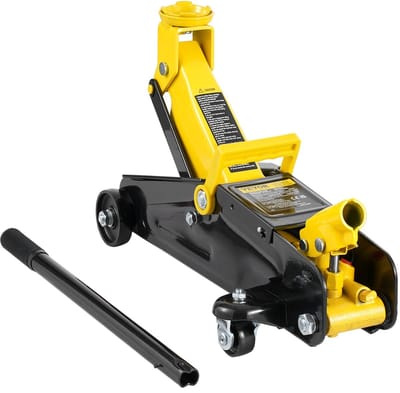 Solayne Krik - Hydraulische krik - Vloerkrik - Laag profiel - tot 2 ton - Snelle liftpomp met enkele zuiger - 2T