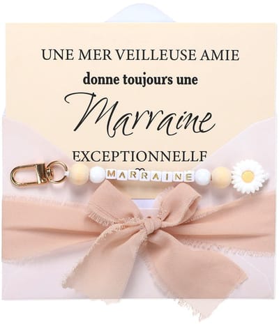 Dailygoods- Sleutelhanger voor Peettante - Origineel Cadeau - Wenskaart - Doop/Vormsel - Betekenisvol Geschenk - Onvergetelijk Moment