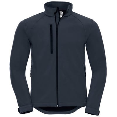 Russell Heren waterbestendig & winddicht Softshell-jasje (Franse marine)