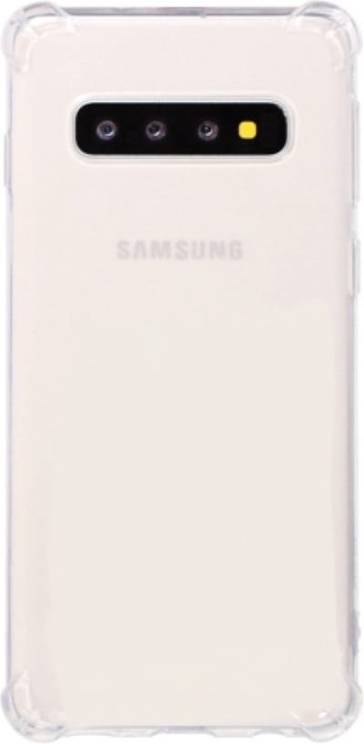 Anti Shock silicone back cover Geschikt voor Samsung Galaxy S10 Plus/Transparant hoesje
