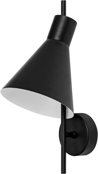 OSRAM DECOR Tokio Wall wandlamp, zwart, 5W, 420lm, ingebouwde LED module met warm witte lichtkleur (3000K), Japanse stijl, lange levensduur van 30.000 uur, IP20 bescherming