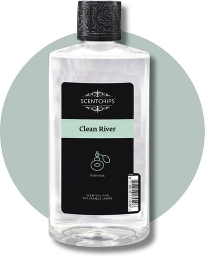 Scentchips® Clean River - Geurolie Voor Oliebrander - Parfum Olie - Geurolie Voor Lampenolie - Geurlamp Olie - 475ml