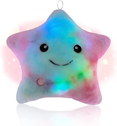 Verlichte Sterkussen voor Kinderen - Decoratief Sterkussen voor Meisjes en Slaapkameraccessoire
