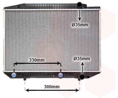 Van Wezel - RADIATOR VOOR MERCEDES BENZ W126 1979-1991 1265000103