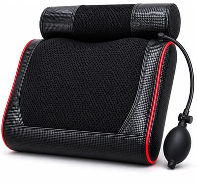 Massagekussen - Shiatsu Massagekussen Voor Rug En Nek - Met Afstandsbediening - Zwart