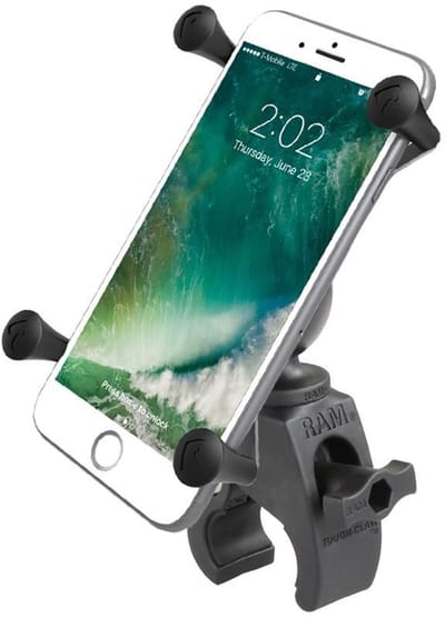 RAM Mounts Tought-Claw montageset met universele X-grip voor large smartphone