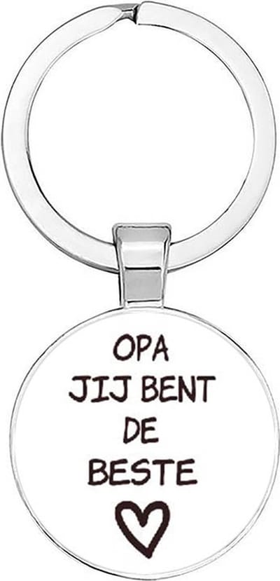 Akyol - opa jij bent de beste sleutelhanger - verrassing - cadeautje - geschenk - opa - familie
