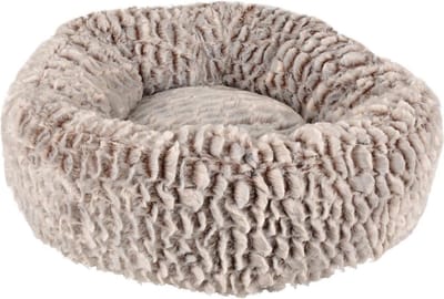 Mand Snoozzy Rond Grijs 50x50x18cm