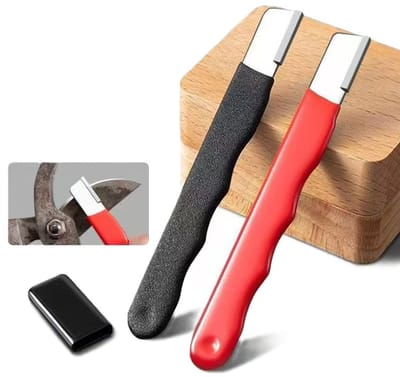 2 Delige Precisie Slijper Voor Messen & Scharen - Sharpener - Slijper voor ambachtslieden - slijpers voor tuingereedschap - Multifunctionele Slijper en Randenschaaf - LOUZIR