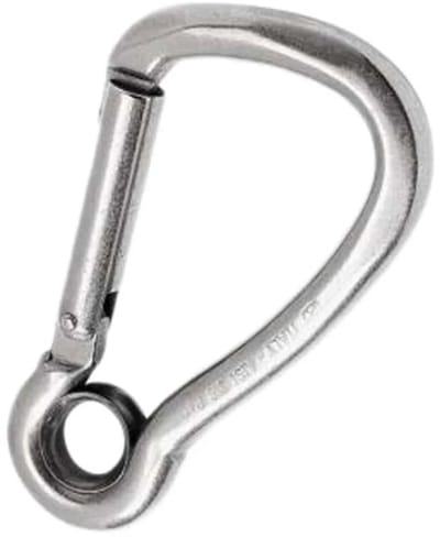 Kong Italy Harness Kl With Eyelet Karabijnhaak Zilver 120 mm