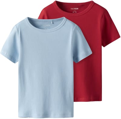 NAME IT - TKFRIX 2P SS SLIM SHORT TOP NOOS - Meisjes - Blouses