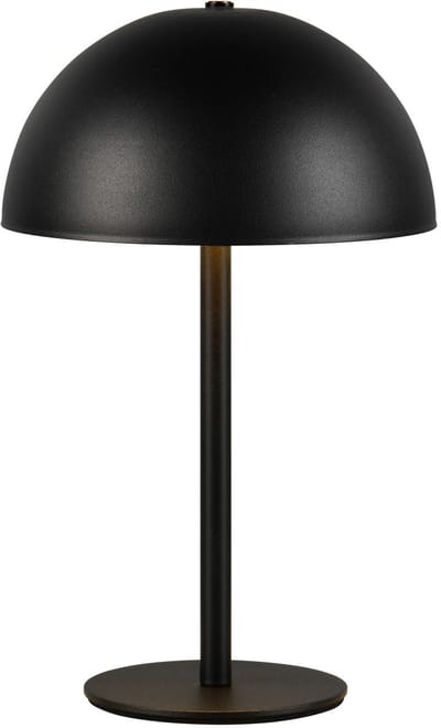 REALITY MUNOZ - Tafellamp - Zwart mat - incl. 1x SMD 1,3 W - 4-stappen TOUCH - USB-aansluiting - Oplaadbaar - Snoerloos