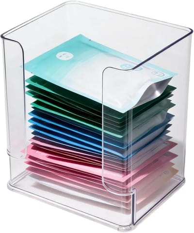 Make-up Opbergsysteem - Cosmetica Organizer - Bureau Organiseren - U-vormige Opening - 15x18x15 cm - Transparant