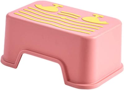 Toiletkruk - Opstapje - Comfortabel Zitten - Antislip Ontwerp - 29 cm - Roze
