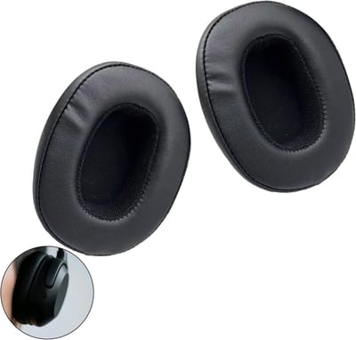 Vervangende oorkussens voor hoofdtelefoon, Geheugenfoam en kunstleer, 1 paar zwart, Compatibel met HD 4.50BT, Comfortabel en duurzaam