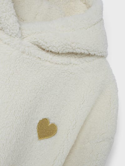 NAME IT - NKFODINE LS TEDDY PULLOVER WH PS - Meisjes - Sweaters