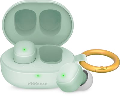 Phreeze Mini EarBuds - Draadloze Oordopjes - Groen - Geschikt voor Apple & Samsung - Oortjes Draadloos met Bluetooth 5.4
