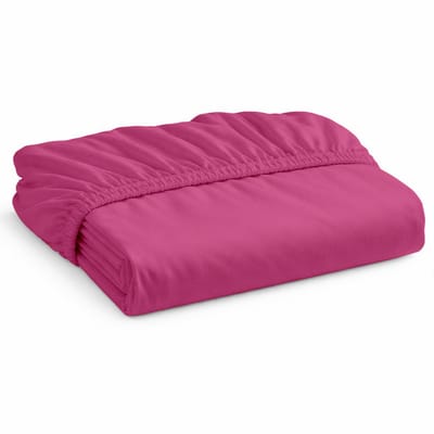 Decoware Hoeslaken Jersey - Roze - Katoen - Elastisch - 90x200 cm - Geschikt voor matrassen tot 25 cm