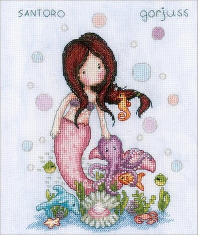Vervaco - Telpakket kit - Gorjuss So nice to sea you - PN-0187813 - Borduren - Borduurpakket - Borduurpakket volwassenen