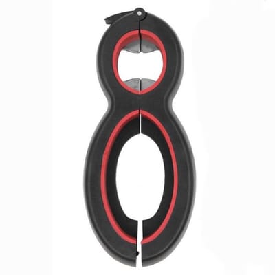 Allecto - Potopener - Multifunctionele flesopener - Handmatig
