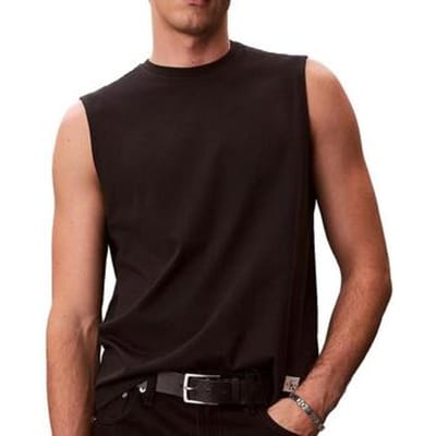 relaxed fit tanktop van puur katoen