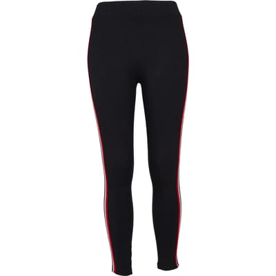 Urban Classics - 3-Tone Tape Legging - XS - Zwart