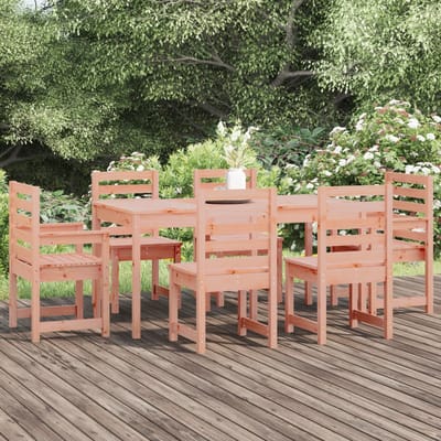 vidaXL - 7-delige - Tuinset - massief - douglashout