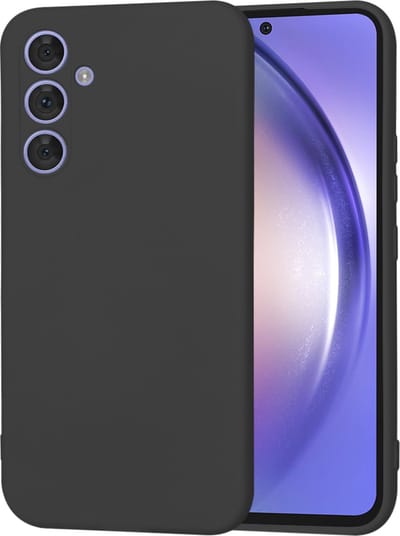 Hoesje geschikt voor Samsung Galaxy A54 - Techsuit Soft Flex Silicone Back Cover - Black