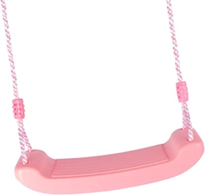 Schommelstoel voor volwassenen - Hangstoel kinderen - Buiten spelen - Robuuste constructie - 10 x 19 x 10 cm - Roze