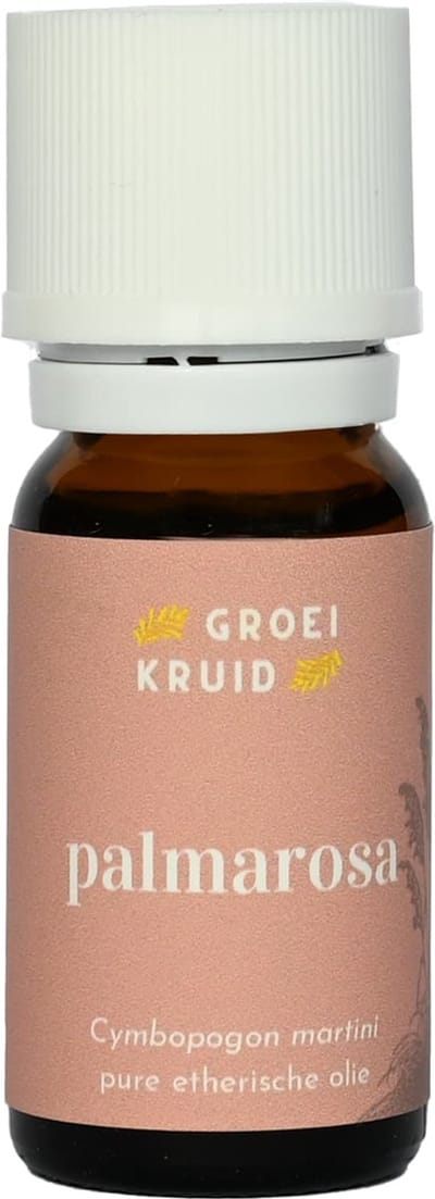 Palmarosa etherische olie | Cymbopogon martinii | 100% natuurlijk en puur | 10 ml palmarosa olie uit India