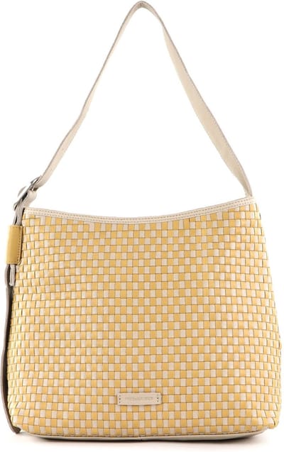 FREDsBRUDER Leren Schoudertas Salas Hobo Lemon Donkergeel