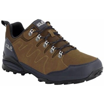 Jack Wolfskin Refugio Texapore Low Men - Wandelschoen - Heren - Brown/Phantom - Maat 41