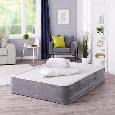 Comfort Plush Mid Rise Dura-Beam Luchtbed met Ingebouwde Elektrische Pomp – Hoogte 33 cm