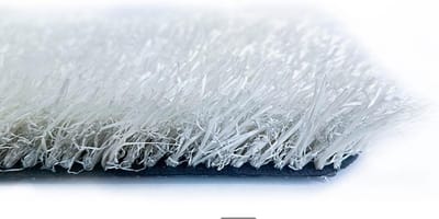 Kunstgras Gazonmat - Buiten Tapijt - Landschap Decoratie - Antislip Achterkant - 47 x 158 inch - Wit