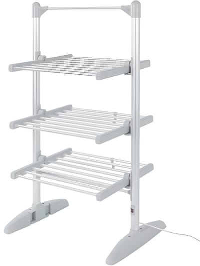 Elektrisch droogtoren - droogrek - opvouwbaar - 620x460x1120mm zilver