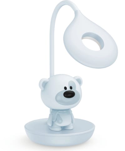 Luxus Europe - Nachtlamp Kinderkamer Doggy Mini Blauw - Draadloos LED Nachtlampje Kinderen - USB-C Oplaadbaar - Decoratieve Tafellamp