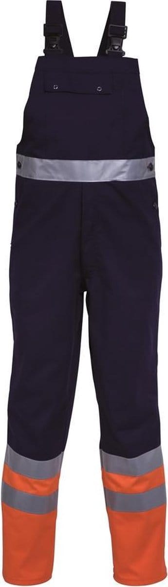 Havep Amk. Overall ISO20471 2414 - Marine/Fluo Oranje - 64