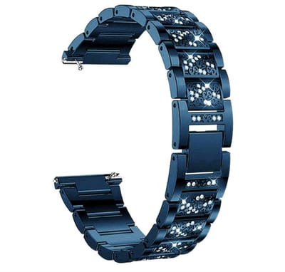 Luxe StrasLuxe Strass Metalen Bandje Geschikt voor Apple Watch - 38/40/41mm