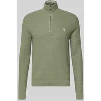 Regular fit schipperstrui met labelstitching