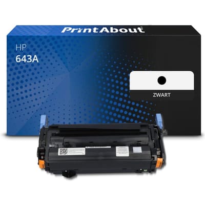 PrintAbout huismerk Toner 643A (Q5950A) Zwart Geschikt voor HP