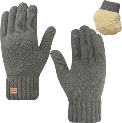 Warmte en Comfortabele Winterhandschoenen met Fleece Voering, Touchscreen, Zacht en Elastisch voor Dames en Heren