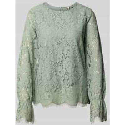 Regular fit blouseshirt met franjes, model 'PERLA'