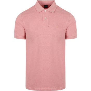 Suitable Mang Poloshirt Roze - Maat XXL - Heren - Polo shirt Heren met Korte mouw