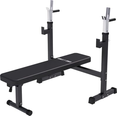 Gorilla Sports Verstelbare Halterbank - Extra breed - Opklapbaar - Fitnessbank - Belastbaar tot 300 kg