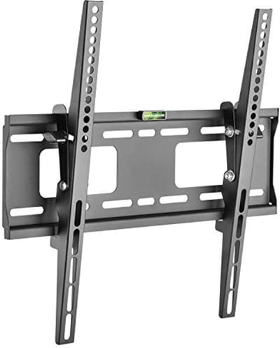 RICOO TV muurbeugel TV kantelbaar plat slim voor 32-55 inch, universele tv-beugel N2344, televisiebeugel voor muur, muurbeugel tv 55 inch tot 50 kg met max. VESA 400x400 mm