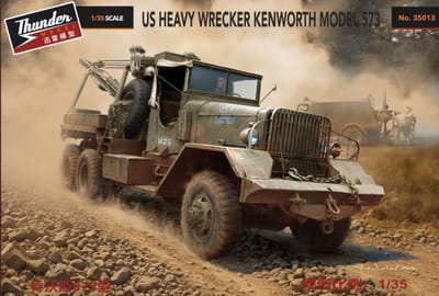 Thunder Model Modelbouwpakket Militaire voertuigen - 35013 US Heavy Wrecker Kenworth Model 573 M1A1 - Amerikaanse Truck Plastic - 1:35 - Modelbouw