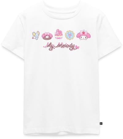 My Melody Met Flat En Gebakjes Premium T Shirt Kinderen