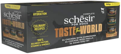 Schesir Taste Of The World Variety Pack - Hondenvoer - 900 g